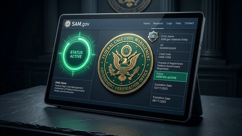 SAM.gov Entity Registration & CAGE Management